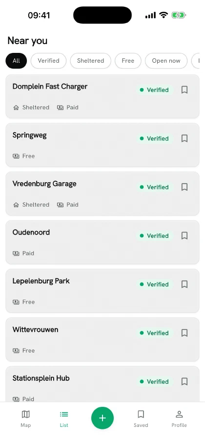 Denchargi app screenshot