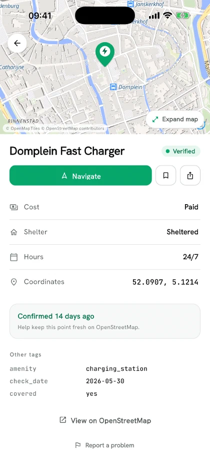 Denchargi app screenshot
